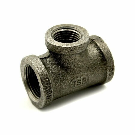 Thrifco Plumbing 3/4 Inch X 3/4 Inch X 1/2 Inch Black Steel Reducer Tee 8317073